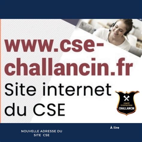 Nouveau site du CSE .